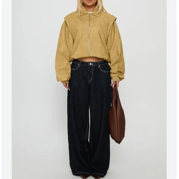 Lioness Vista Jacket In Mustard M NWT - Picture 6 of 11